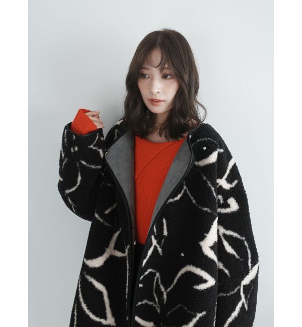 LAGUNAMOON「【REVIVAL】リバーシブルボアブルゾン」|その他|