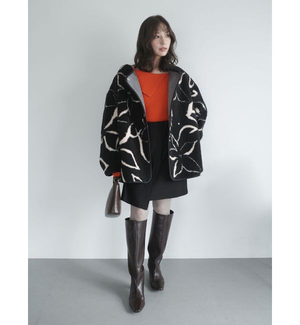 LAGUNAMOON「【REVIVAL】リバーシブルボアブルゾン」|その他|