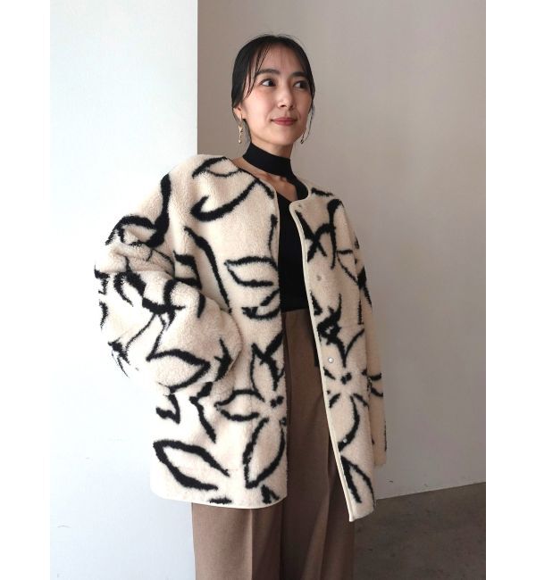 LAGUNAMOON「【REVIVAL】リバーシブルボアブルゾン」|その他|