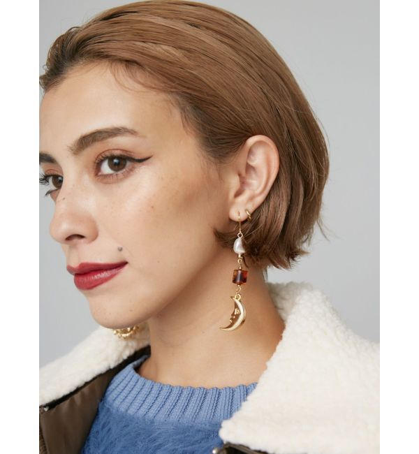 EVRIS「TORTOISESHELL SUNNYピアス」|ピアス|