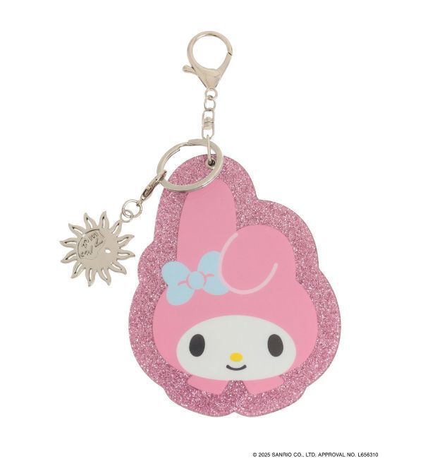 EVRIS「【メロクロコラボ】マイメロディグリッターミラーキーホルダー」|チャーム・キーホルダー|