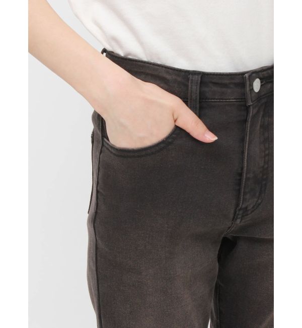 jouetie「ファードッキングフィットフレアデニム」|デニム|