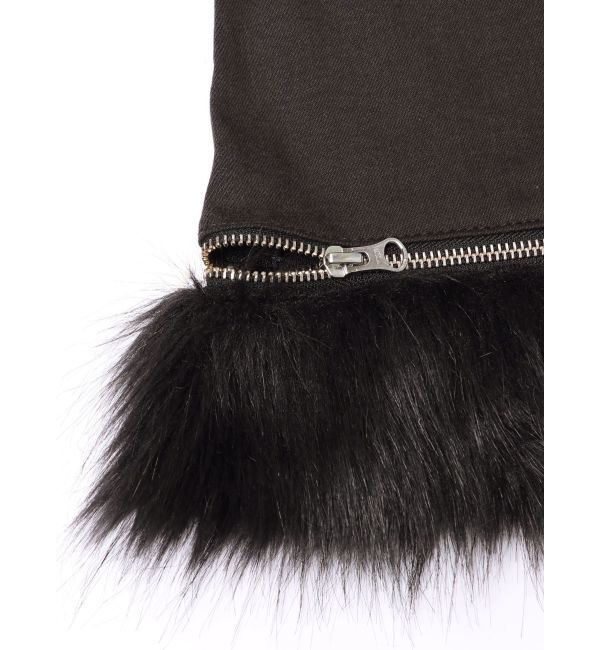 jouetie「ファードッキングフィットフレアデニム」|デニム|