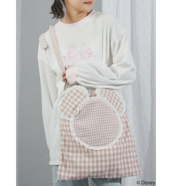 merry jenny「MICKEY / フリルギンガムトート」|トートバッグ|