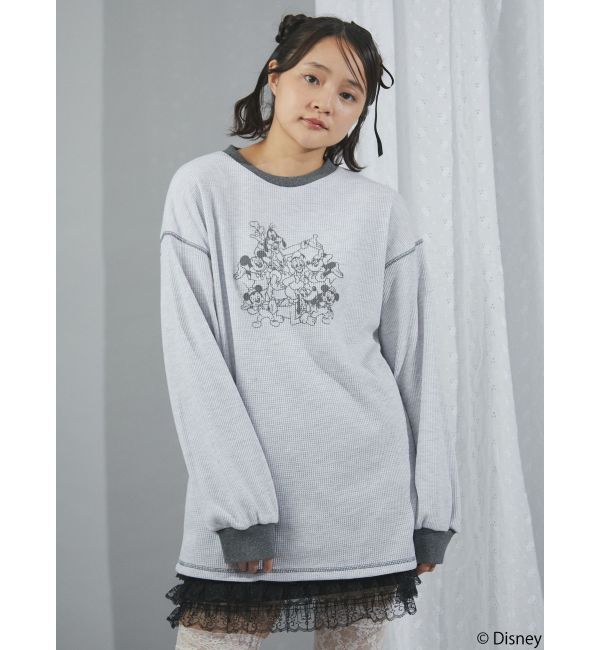 merry jenny「MICKEY＆FRIENDS / サーマルトップス」|Tシャツ・カットソー|