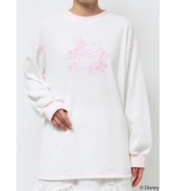 merry jenny「MICKEY＆FRIENDS / サーマルトップス」|Tシャツ・カットソー|