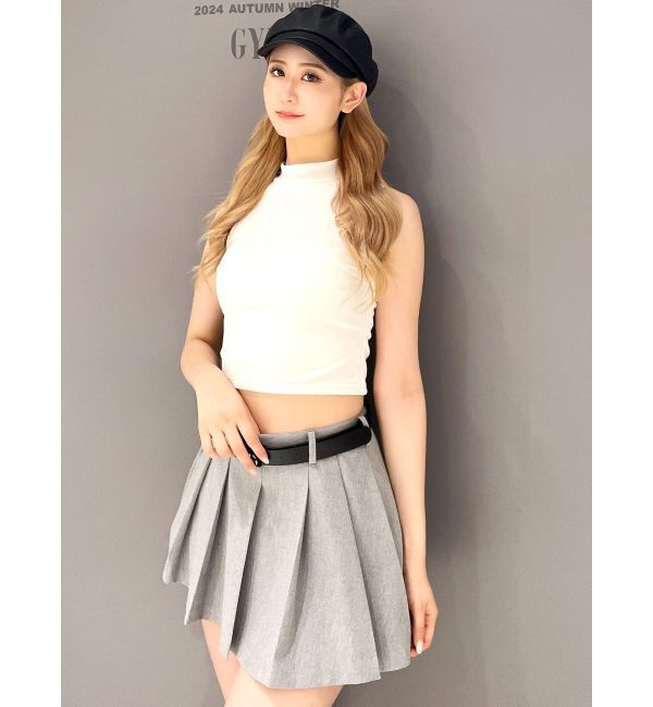 GYDA「プチハイベロアトップス」|タンクトップ|オフホワイト