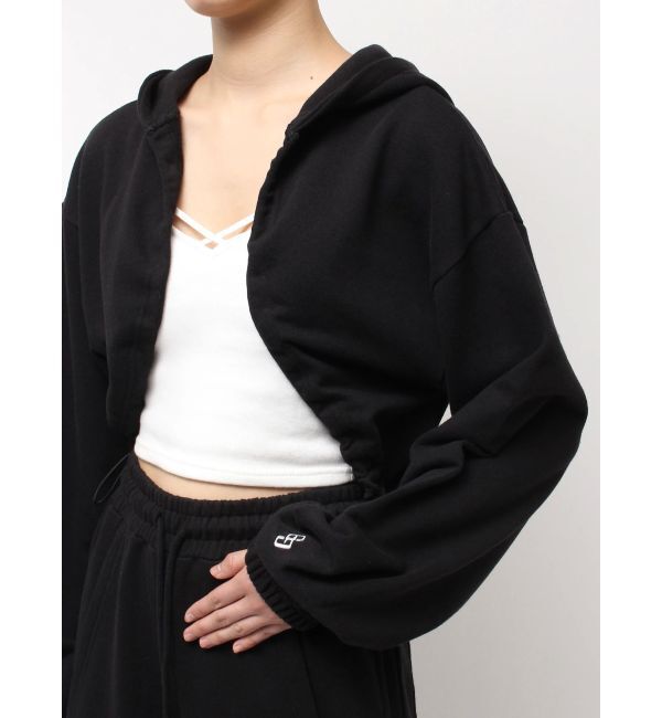 GYDA「GGショートスウェットボレロパーカー」|パーカー|