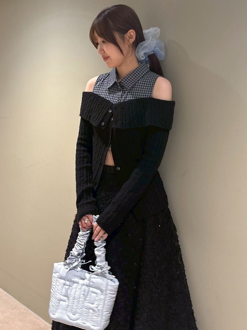 FURFUR「ボリュームオーガンジーシュシュセット」|ヘアバンド|