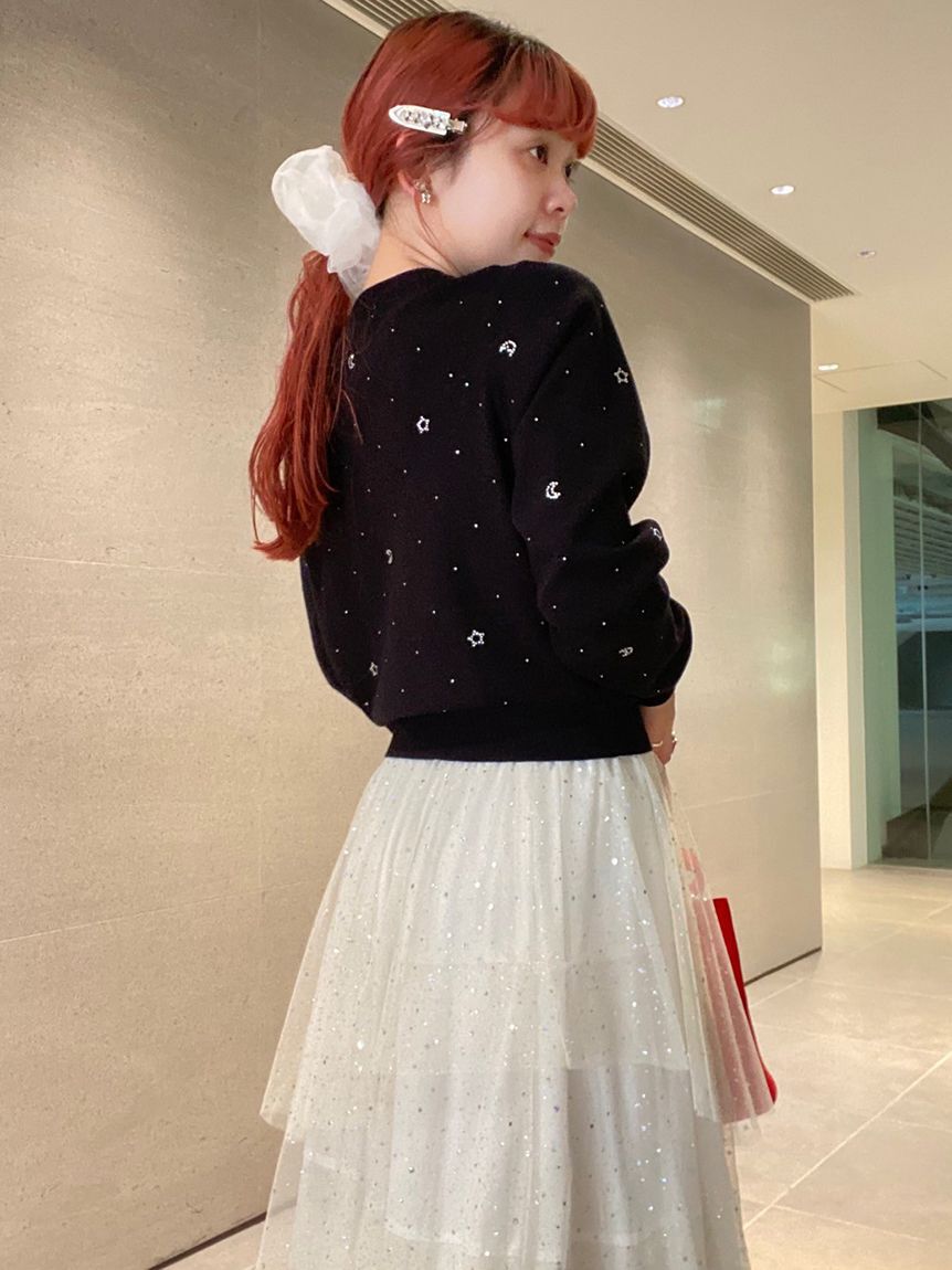 FURFUR「ボリュームオーガンジーシュシュセット」|ヘアバンド|