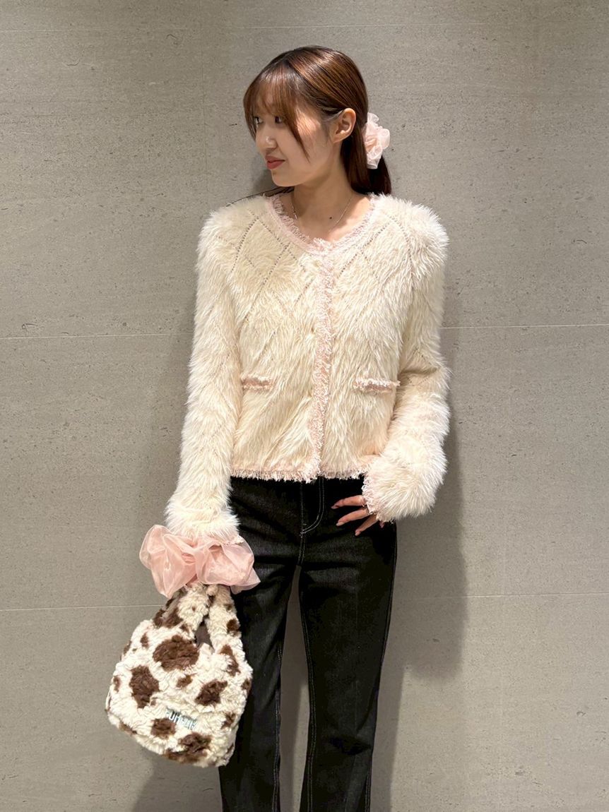 FURFUR「ボリュームオーガンジーシュシュセット」|ヘアバンド|