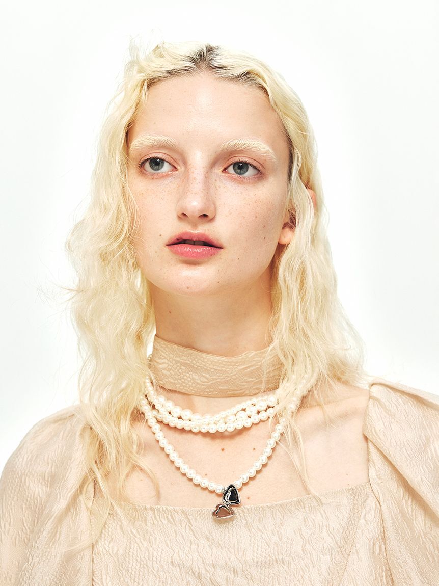 FURFUR「レイヤードパールネックレス」|ネックレス|