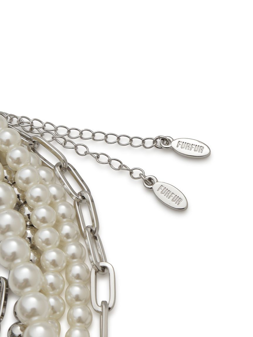 FURFUR「レイヤードパールネックレス」|ネックレス|