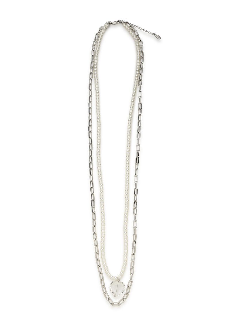 FURFUR「レイヤードパールネックレス」|ネックレス|