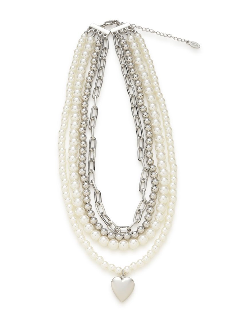 FURFUR「レイヤードパールネックレス」|ネックレス|