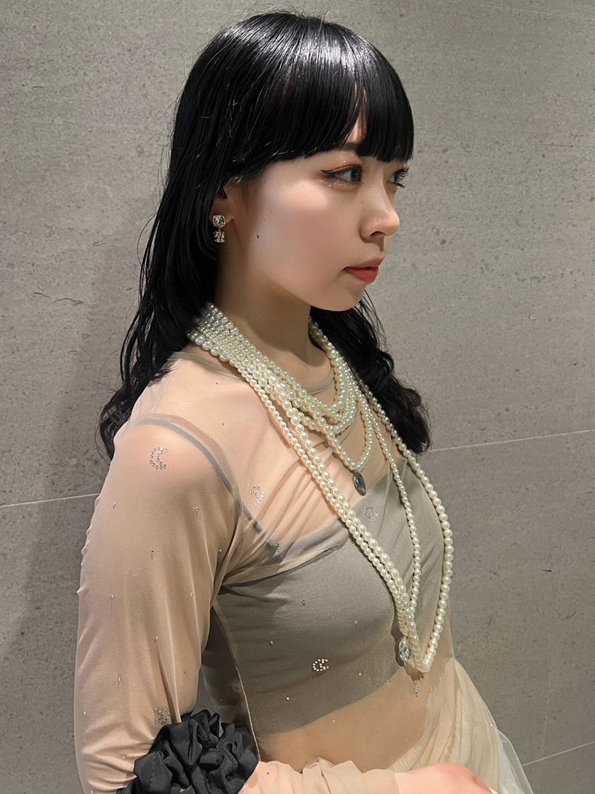 FURFUR「レイヤードパールネックレス」|ネックレス|