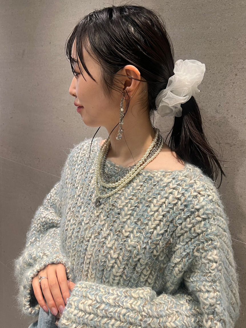 FURFUR「レイヤードパールネックレス」|ネックレス|