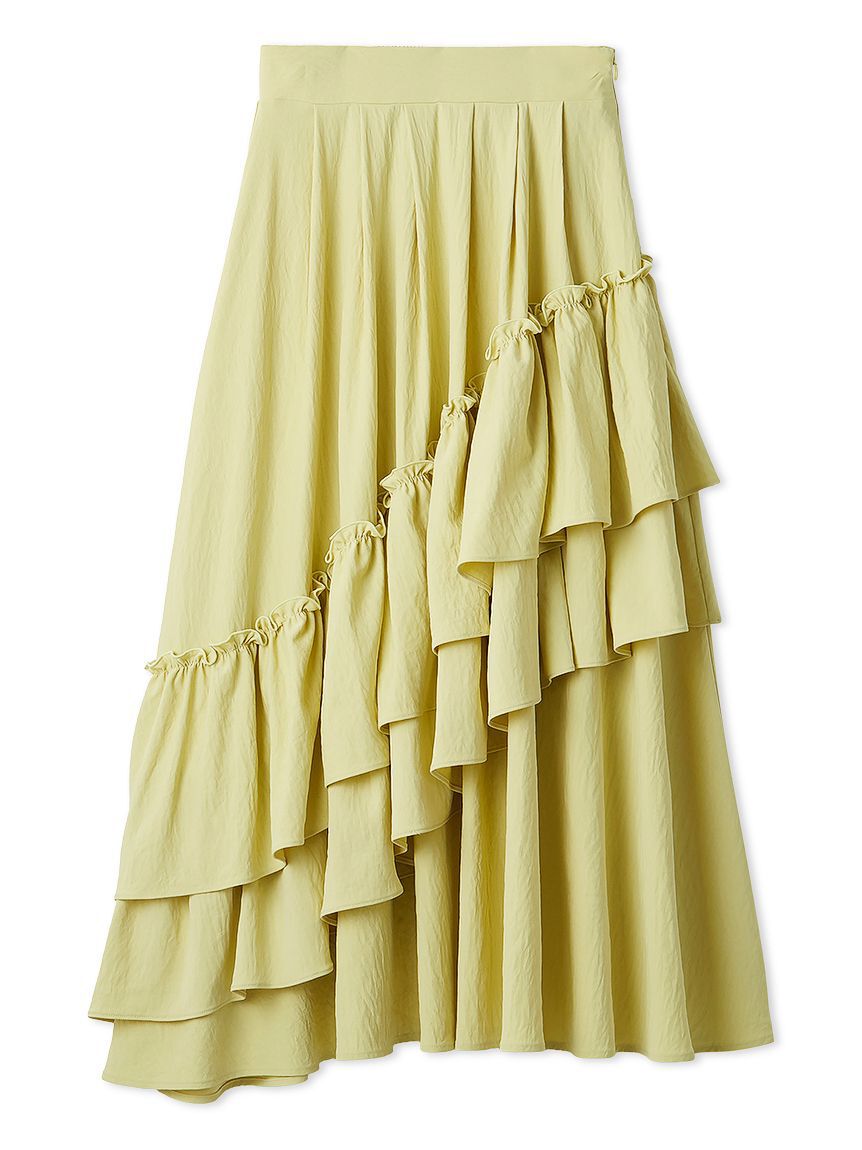 FURFUR「ランダムボリュームタフタスカート」|スカート|LIME