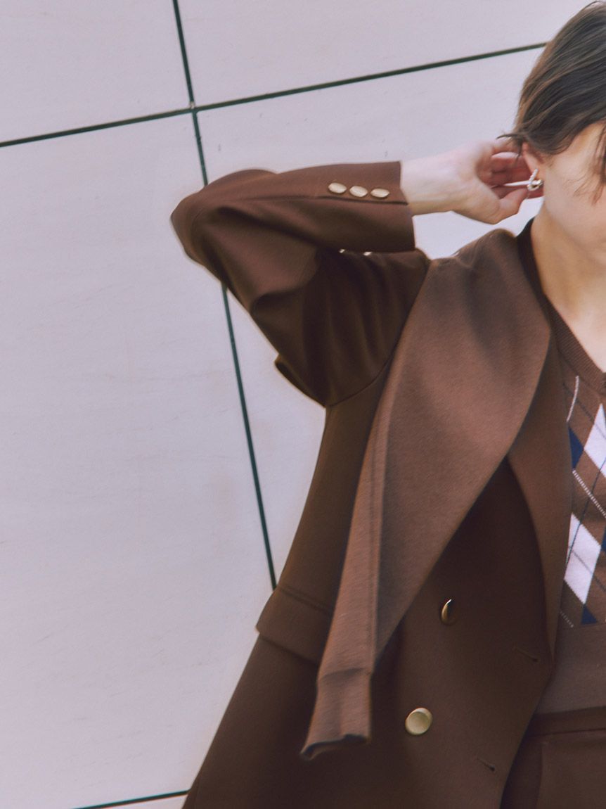 SNIDEL「Sustainableメタルボタンテーラードジャケット」|テーラードジャケット|