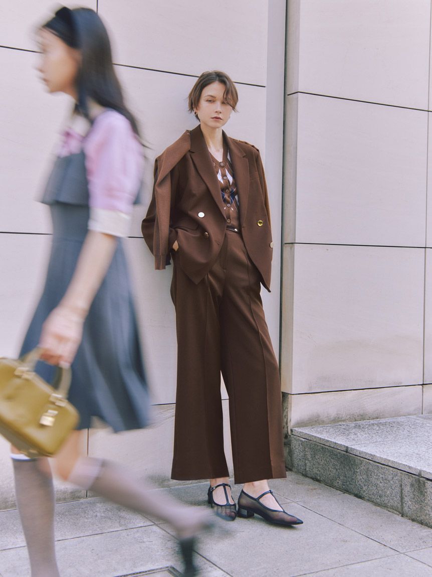 SNIDEL「Sustainableメタルボタンテーラードジャケット」|テーラードジャケット|