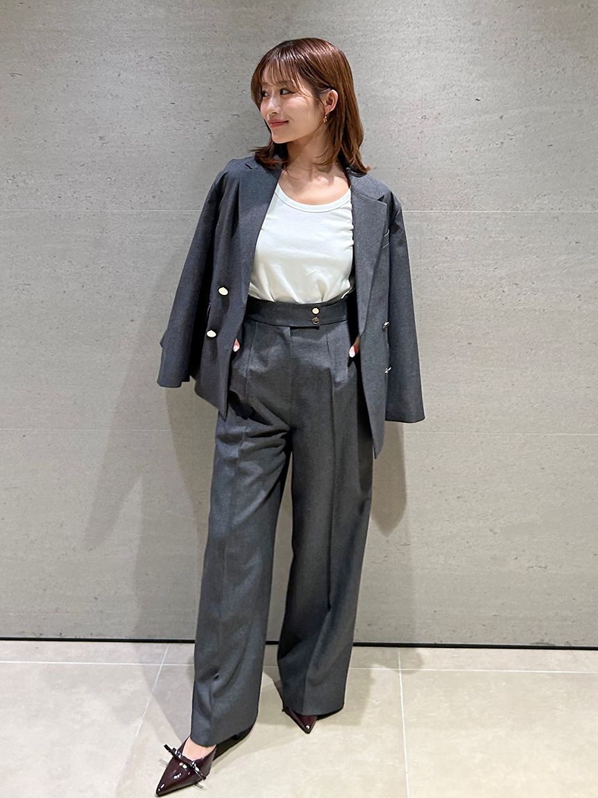 SNIDEL「Sustainableメタルボタンテーラードジャケット」|テーラードジャケット|