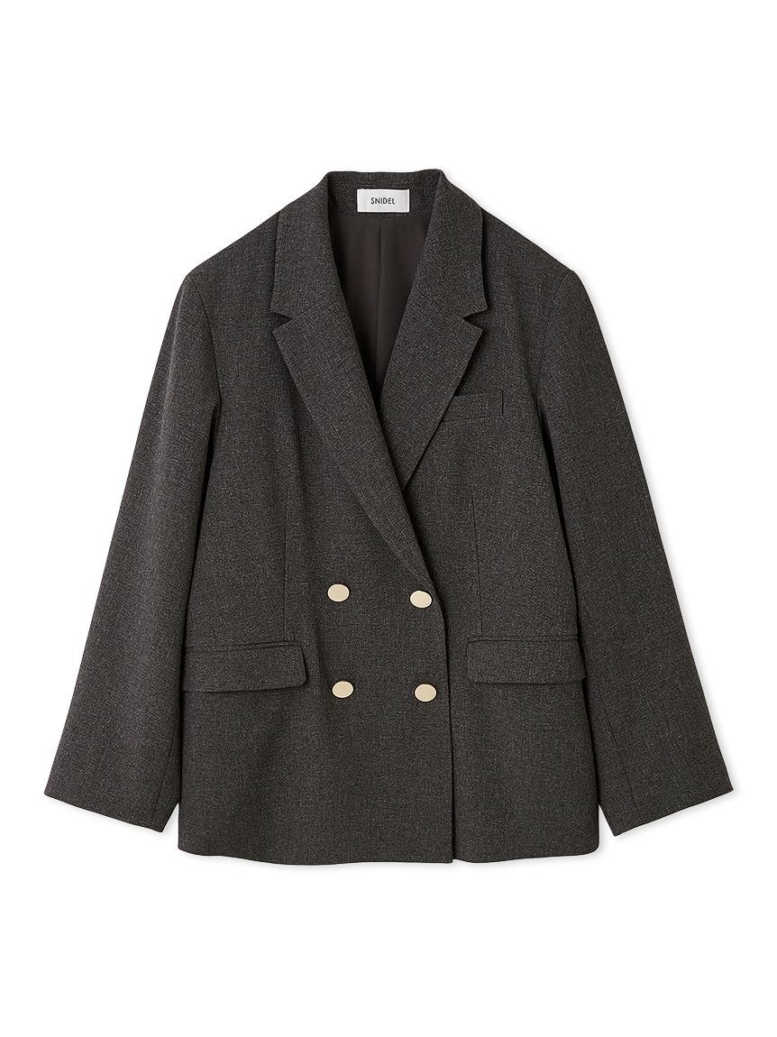 SNIDEL「Sustainableメタルボタンテーラードジャケット」|テーラードジャケット|