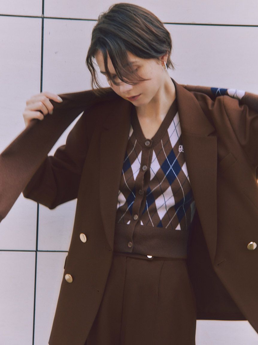 SNIDEL「Sustainableメタルボタンテーラードジャケット」|テーラードジャケット|BRW