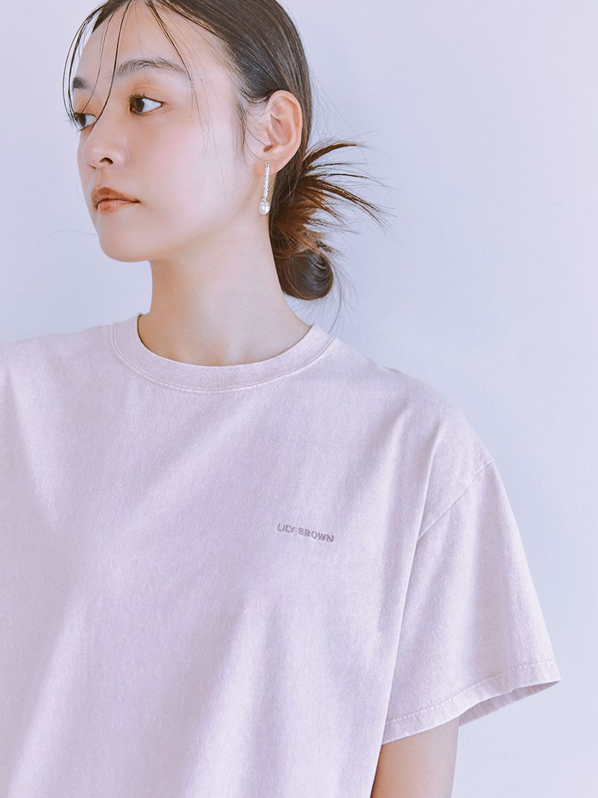 LILY BROWN「【限定カラー】バックプリントオーバーTシャツ」|Tシャツ・カットソー|