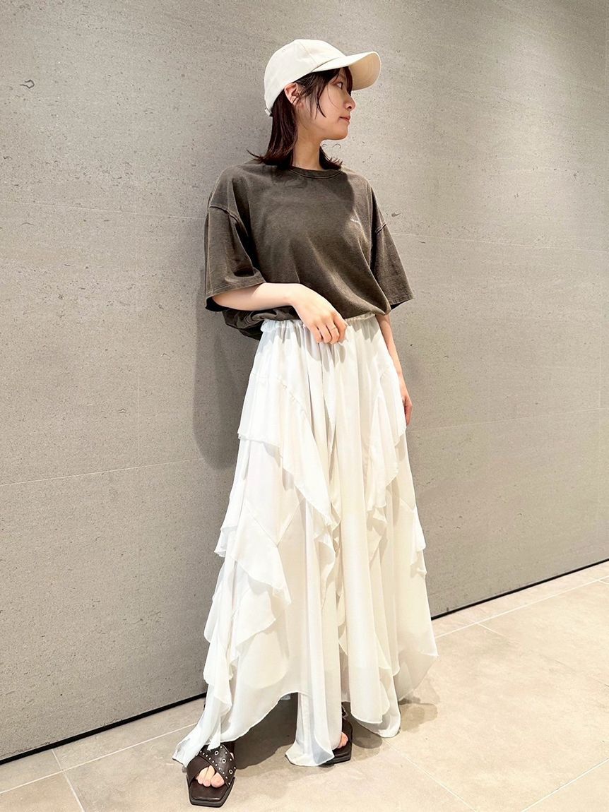 LILY BROWN「【限定カラー】バックプリントオーバーTシャツ」|Tシャツ・カットソー|