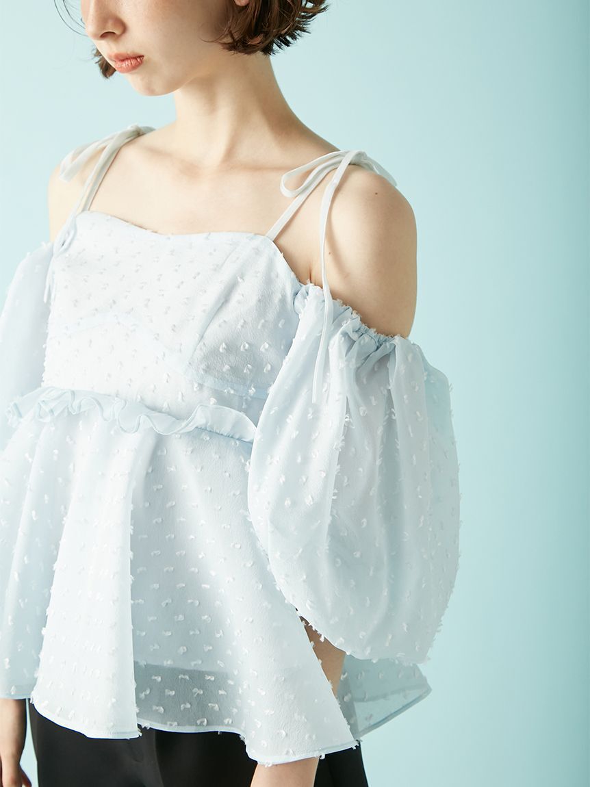 LILY BROWN「3wayジャガードペプラムビスチェ」|ベスト・ジレ|