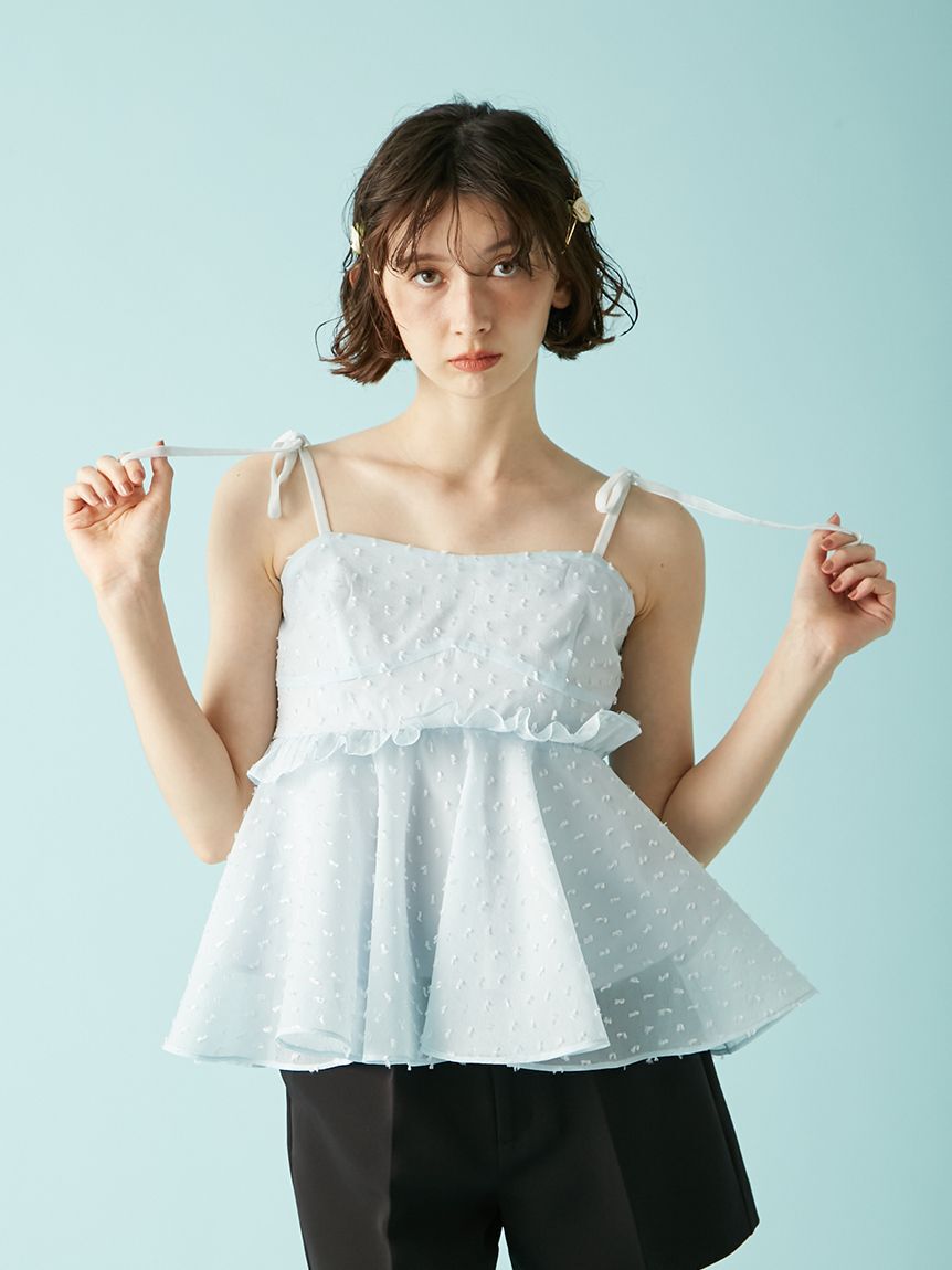 LILY BROWN「3wayジャガードペプラムビスチェ」|ベスト・ジレ|