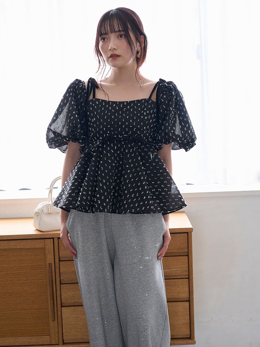 LILY BROWN「3wayジャガードペプラムビスチェ」|ベスト・ジレ|