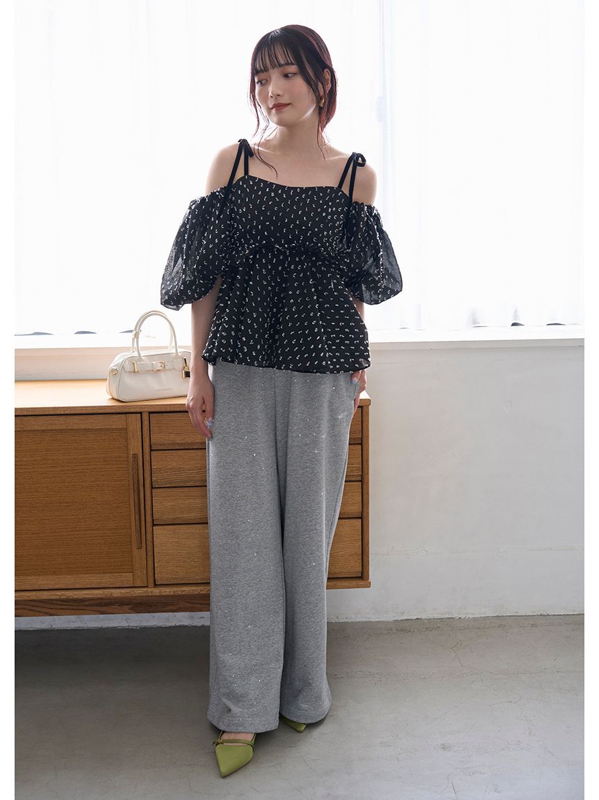 LILY BROWN「3wayジャガードペプラムビスチェ」|ベスト・ジレ|