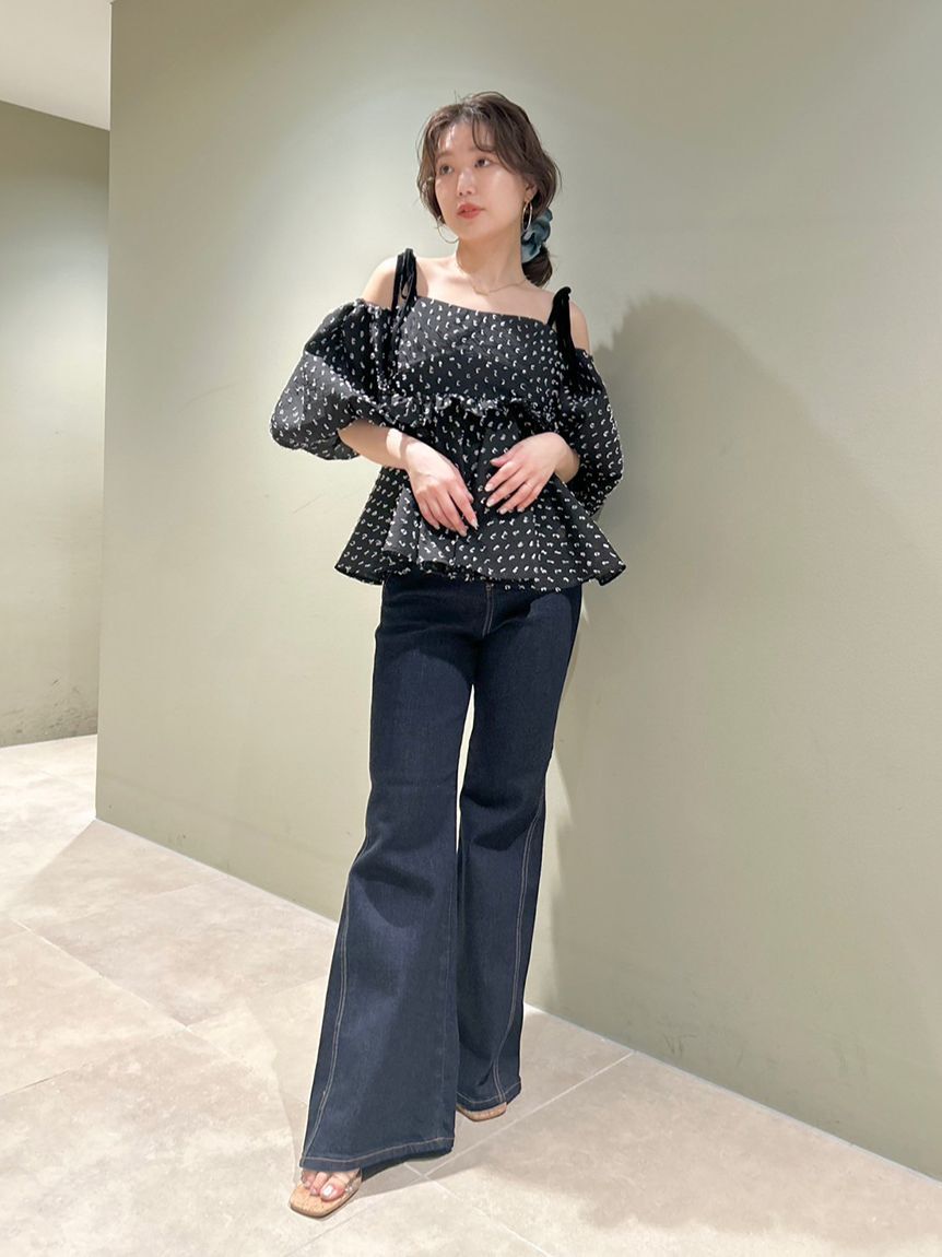 LILY BROWN「3wayジャガードペプラムビスチェ」|ベスト・ジレ|