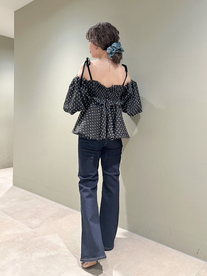 LILY BROWN「3wayジャガードペプラムビスチェ」|ベスト・ジレ|