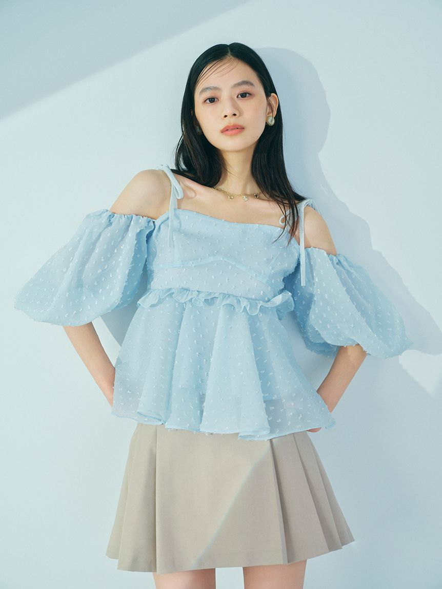 LILY BROWN「3wayジャガードペプラムビスチェ」|ベスト・ジレ|