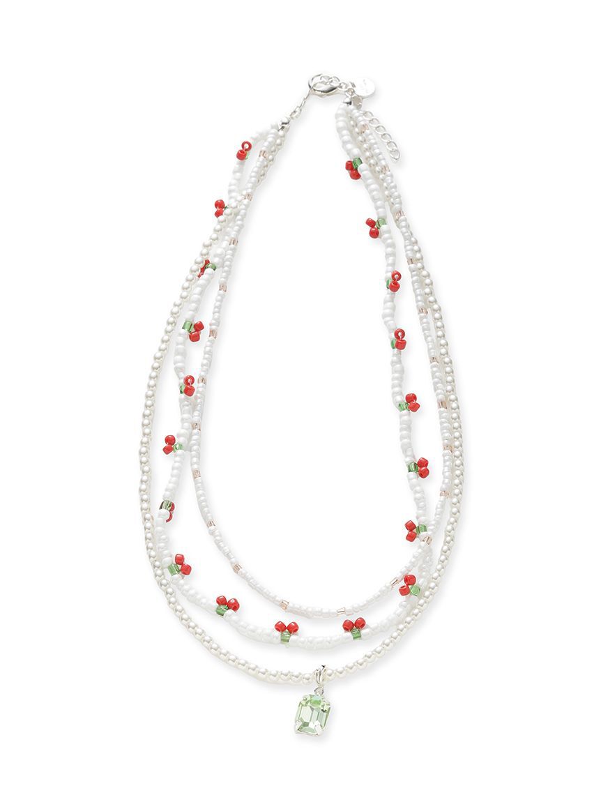 LILY BROWN「フルーツビーズネックレス」|ネックレス|