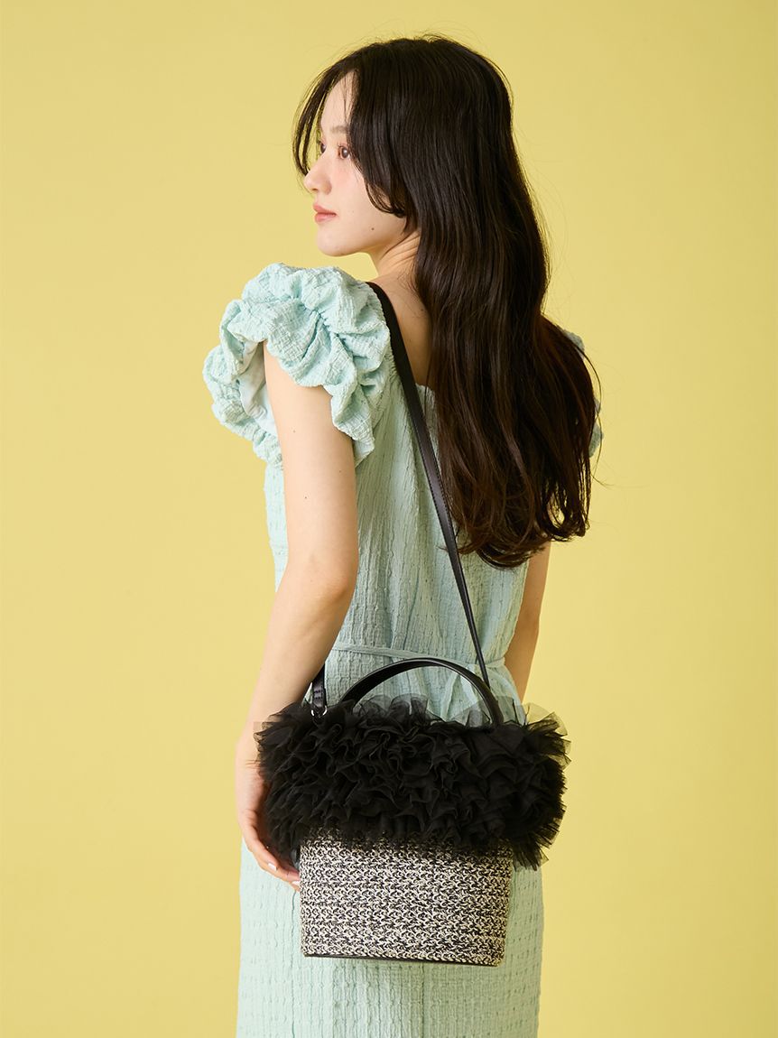 LILY BROWN「【限定カラー】2wayチュール切り替えバッグ」|ショルダー・メッセンジャー|