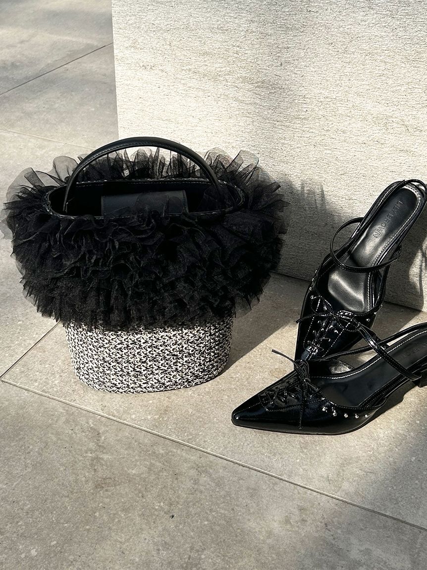 LILY BROWN「【限定カラー】2wayチュール切り替えバッグ」|ショルダー・メッセンジャー|