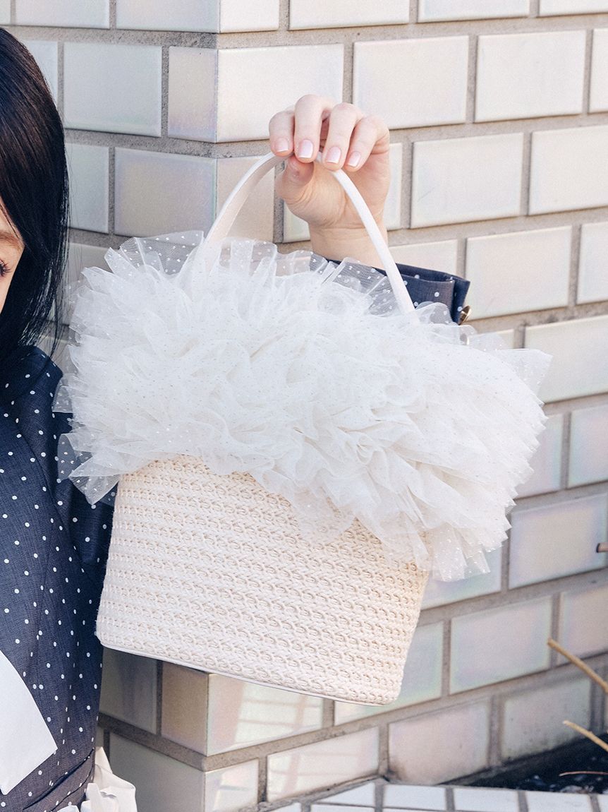 LILY BROWN「【限定カラー】2wayチュール切り替えバッグ」|ショルダー・メッセンジャー|