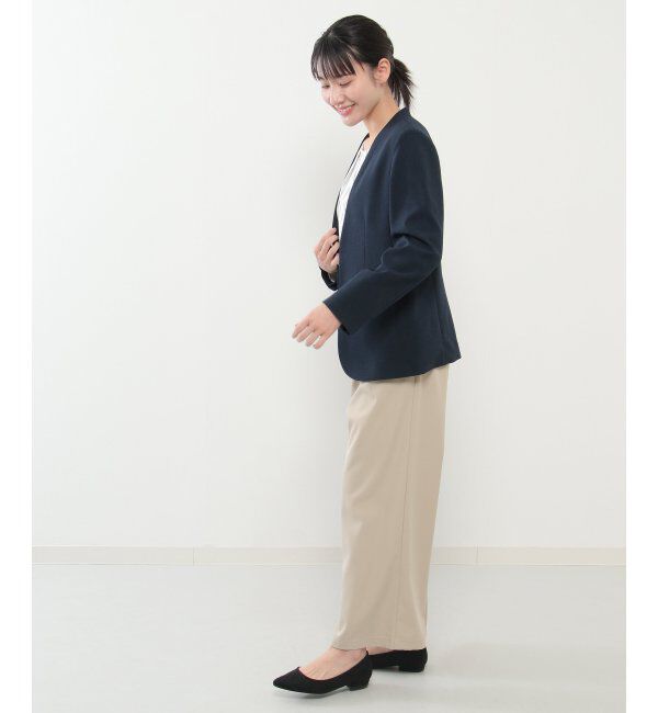 IKKA LOUNGE「リネンライクV襟ジャケット」|その他|
