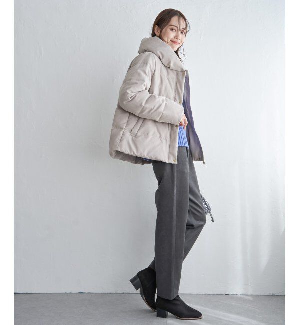 ikka「細コール洗えるダウンジャケット」|その他|