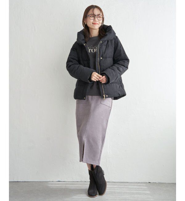 ikka「細コール洗えるダウンジャケット」|その他|