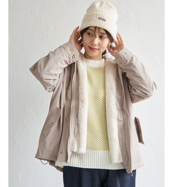 ikka「ライナー付き3WAYマウンテンパーカー」|ブルゾン・スタジャン|