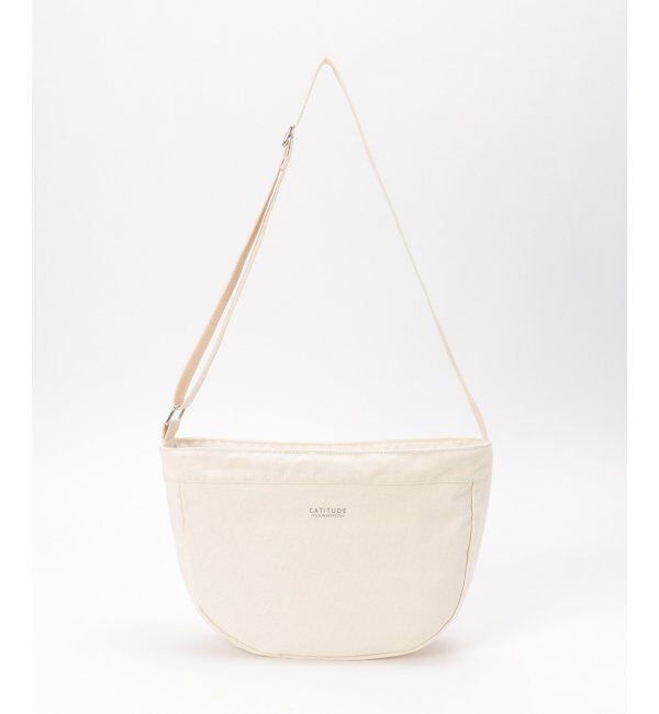 ikka「キャンバスラウンドショルダーバッグ」|その他|オフホワイト