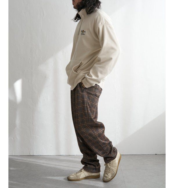 VENCE share style「フェイクスウェードヒゲ刺繍ハーフZIP」|その他|