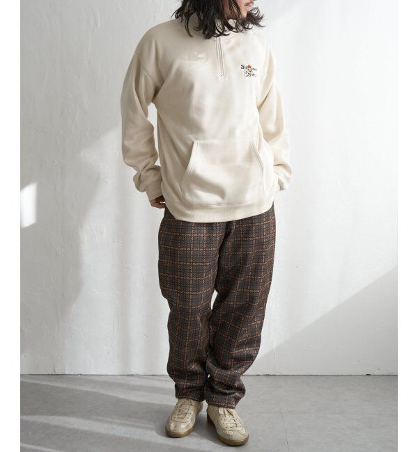 VENCE share style「フェイクスウェードヒゲ刺繍ハーフZIP」|その他|