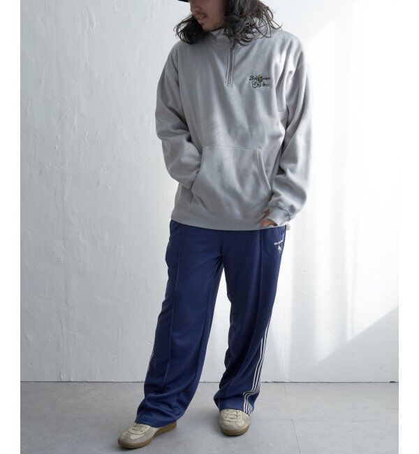 VENCE share style「フェイクスウェードヒゲ刺繍ハーフZIP」|その他|