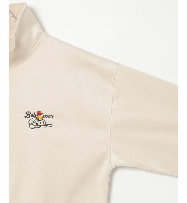 VENCE share style「フェイクスウェードヒゲ刺繍ハーフZIP」|その他|