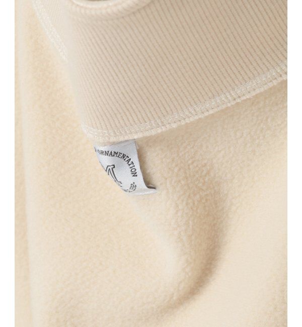 VENCE share style「フェイクスウェードヒゲ刺繍ハーフZIP」|その他|